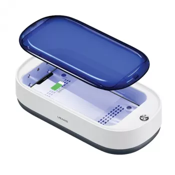 USAMS UV-C sterilizáló vezeték nélküli töltővel 15W fehér ZB151XDH01 (US-ZB151)