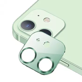 USAMS kamera lencseüveg iPhone 12-höz fém zöld/zöld BH703JTT04 (US-BH703)