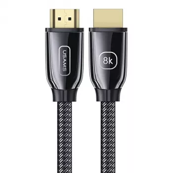 USAMS HDMI 2.1 kábel 3m Ultra HD 8K 48Gbps fekete SJ498HD01
