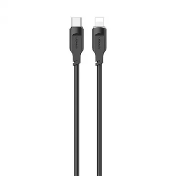 USAMS 125W gyorstöltő autós töltő 2xUSB-A + 1xUSB-C átlátszó fekete CC158CC01 (US-CC158)