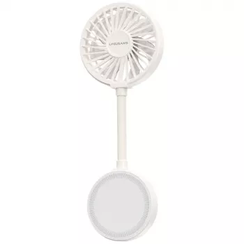 USAMS LiFE LU02 hordozható kézi ventilátor, fehér