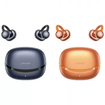 USAMS R03 Echo csipeszes TWS fülhallgató, Bluetooth 6.0, kék