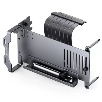 Jonsbo A50 függőleges GPU-szerelőkészlet, PCIe 5.0 riser kábel 175 mm, szürke (A50 GRAY)