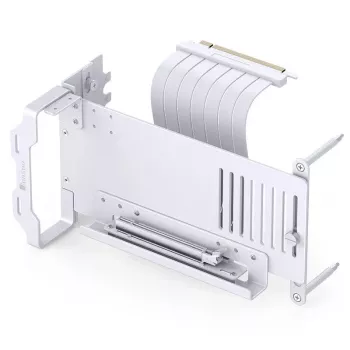 Jonsbo A50 függőleges GPU-szerelőkészlet, PCIe 5.0 riser kábel 175mm - fehér