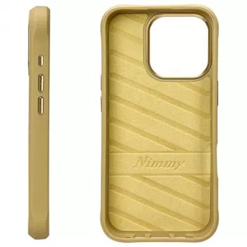 Nimmy Big Eyed Pet 2.0 macska tok Apple iPhone 16 Pro Max 6,9 inch készülékhez - khaki