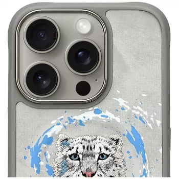 Nimmy Pantera MagSafe tok iPhone 16 Pro készülékhez, világosszürke