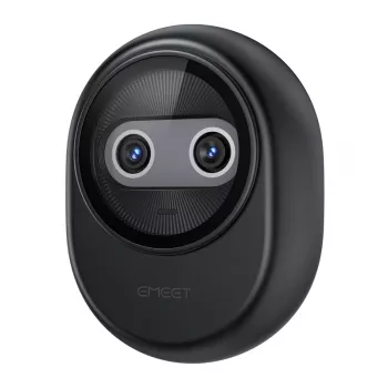 EMEET Piko webkamera, fekete