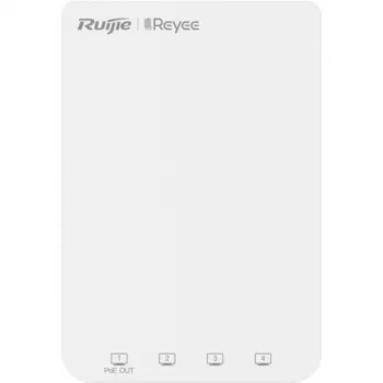 Ruijie Reyee RG-RAP1200(P) Dual-Band Wi-Fi 5 hozzáférési pont, 5x Gigabit Ethernet, PoE In/Out, AC1200, beltéri, fal/plafon rögzítés, Cloud Managed