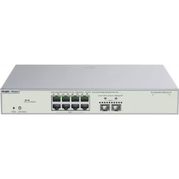 Reyee 10-portos Multi-Gigabit Layer 3 Managed switch, 8x PoE++, 2x SFP+, 370W (RG-NBS5300-8MG2XS-UP)
