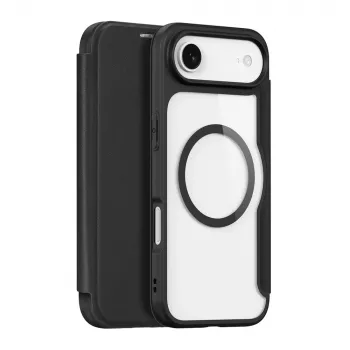 DUXDUCIS Skin X Pro pénztárcás tok iPhone 17 Air készülékhez MagSafe-dzsel – fekete