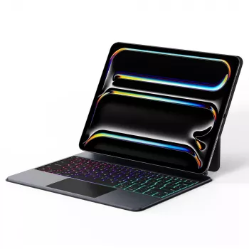 DUXDUCIS billentyűzetes tok trackpaddel (MK sorozat) iPad Pro 13 (2024) - fekete