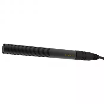Deity S-Mic 3S rövid shotgun kondenzátormikrofon - szuperkardioid, XLR, fekete