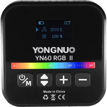 LED videófény Yongnuo YN60 RGB II - WB (2500K - 9900K), fekete