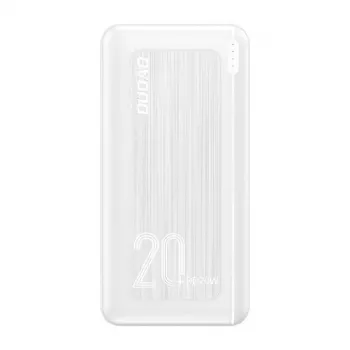 Dudao K12PQ+ powerbank 20000mAh 20W fehér