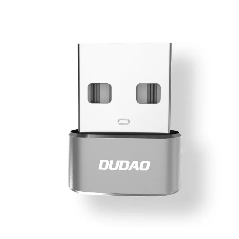 Dudao L16AC USB-A-USB-C adapter - Space Gray