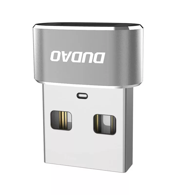 Dudao L16AC USB-A-USB-C adapter - Space Gray