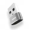 Dudao L16AC USB-A-USB-C adapter - Space Gray