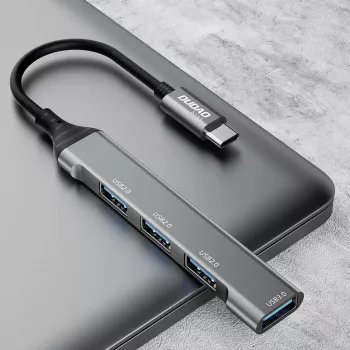 Dudao A16T USB-A hub 4 port USB 2.0 fekete