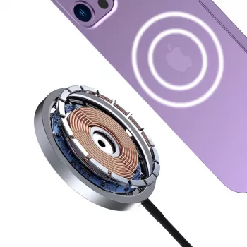 Dudao A12XS MagSafe 15W vezeték nélküli töltő fekete