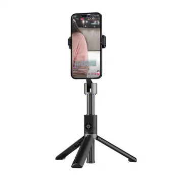Dudao F18 Bluetooth szelfibot állvánnyal 110 cm fekete