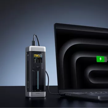 CUKTECH CUK00P23GLBK 210W 25000mAh Power Bank 2xUSB-C 1xUSB-A Black