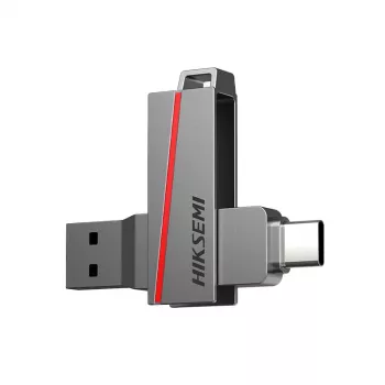 HIKSEMI CLE USB 64 GB E307C U3 Dual USB 3.2 és USB Type-C szürke