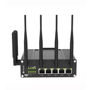 Milesight IoT UR75 5G ipari mobilrouter GPS-szel és Wi-Fi-vel (UR75-500GL-G-W)