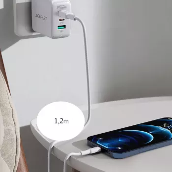 ACEFAST MFI USB-C - Lightning kábel 1,2m, 30W, 3A, fekete (C2-01)