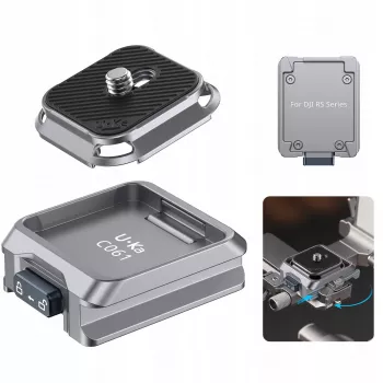ULANZI C061 gyorscserélő lap adapter DJI RS 2/3/4 sorozat gimbalokhoz - Arca-Swiss kompatibilis