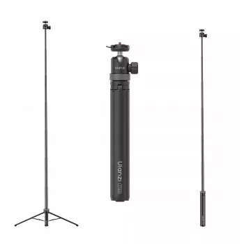 ULANZI szelfibot-állvány 148 cm 1/4 inch menettel okostelefonhoz, kamerához TT24