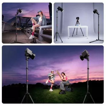 Ulanzi TT43II mini állvány / lámpaállvány - 43 cm, 2 kg terhelés, fekete
