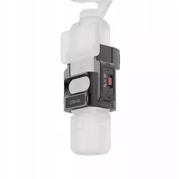 Ulanzi C014 bővítőkeret DJI Osmo Pocket 3-hoz, alumíniumötvözet és ABS, fekete