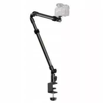 Ulanzi ZJ02 Super Clamp / rákos szorító 1/4 inch és 3/8 inch menettel, alumíniumötvözet, fekete
