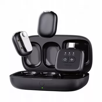Ulanzi A30 Tiny vezeték nélküli audió adó-vevő szett – USB-C, fekete