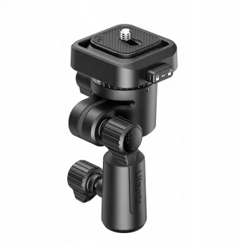 ULANZI F38 gyorscserélő rögzítő adapter 16 mm-es csappal és 12 mm-es tüs foglalattal, 1/4 inch-20 csavarral, fekete