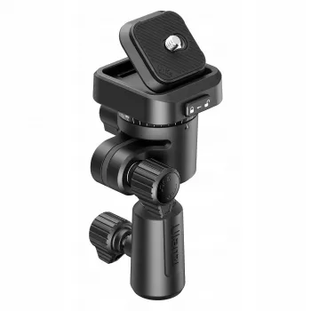ULANZI F38 gyorscserélő rögzítő adapter 16 mm-es csappal és 12 mm-es tüs foglalattal, 1/4 inch-20 csavarral, fekete