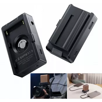 ULANZI PA03 USB-C PD tápellátó lemez Sony NP-F sorozatú akkumulátorokhoz