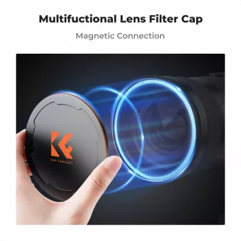 K&F Concept M-Cap Magnetic Lens Cap 95mm Black