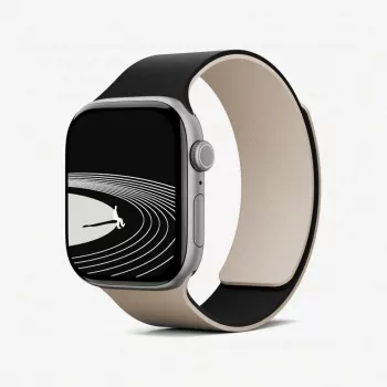 Moft Snap Duo szíj Apple Watchhoz (42/44/45/46/49 mm), fehér/fekete