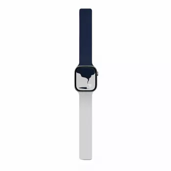 Moft Snap Duo kétoldalas szíj Apple Watch 1-5/6/7/8/9/10/11/SE/SE 2/SE 3/Ultra/Ultra 2/Ultra 3 (42/44/45/46/49 mm) Navy Blue / Misty Cove