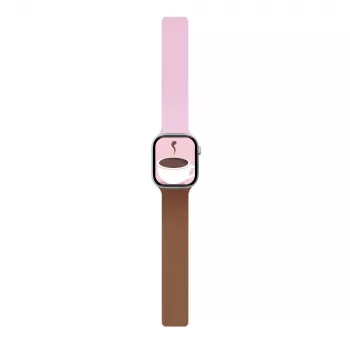 Moft Snap Duo Apple Watch szíj rózsaszín/Brownie