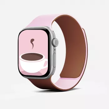 Moft Snap Duo Apple Watch szíj rózsaszín/Brownie