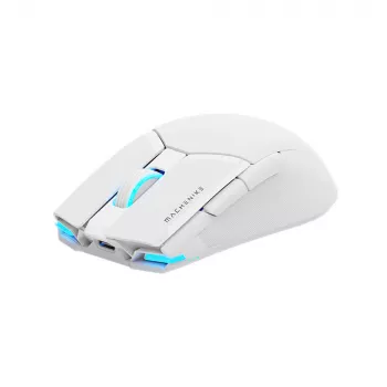 Machenike M7 Pro vezeték nélküli gamer egér - fehér