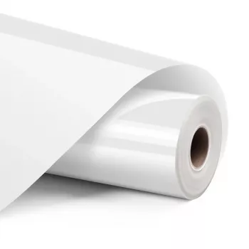 LOKLIK fényes öntapadós vinilfólia - fehér - 30,5 x 180 cm (12 inch x 6 inch)