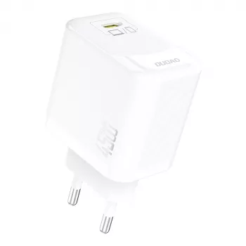 Dudao A28C 45W GaN hálózati töltő USB-C kábellel – fehér