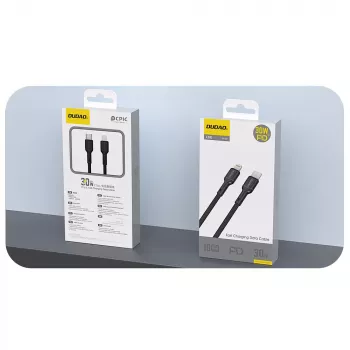 Dudao L9X USB-C – Lightning kábel 2m fekete
