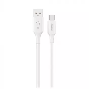 Dudao L2S USB-A - USB-C 30W 1m fehér töltő- és adatkábel