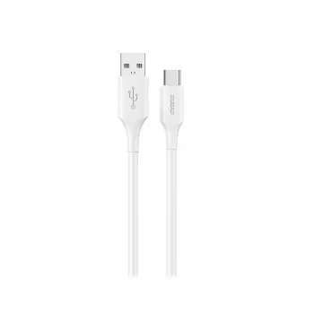 Dudao L2S USB-A - USB-C 30W 2m fehér töltő- és adatkábel
