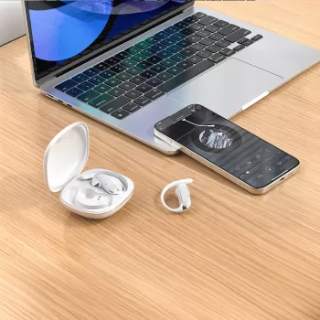 Dudao U17Z Bluetooth 5.3 nyitott fülű fülakasztós fejhallgató - fehér