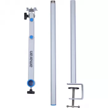 Amaran Clamp Stand Silver Verge-hez